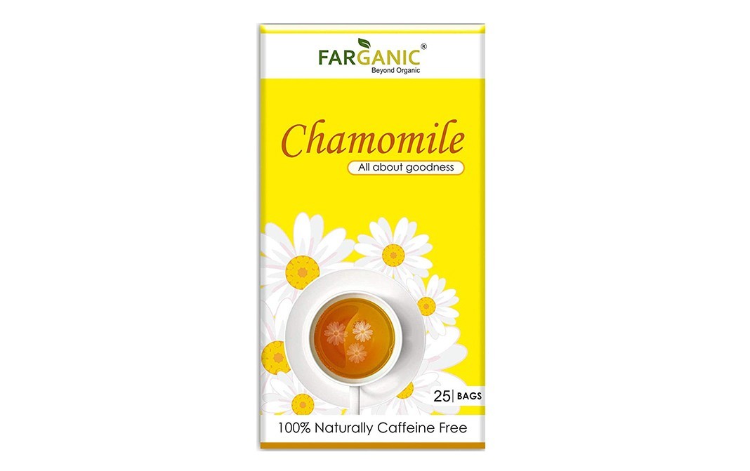 Farganic Chamomile 100 % Naturally Caffeine Free   Pack  25 pcs